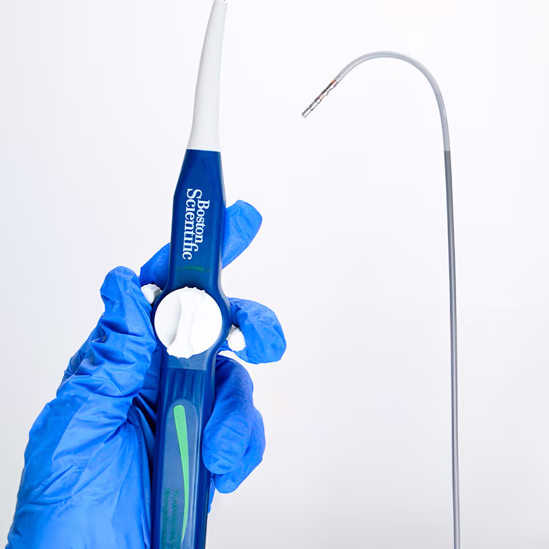 Imagem do cateter de ablação cardíaca ST INTELLANAV STABLEPOINT™ da Boston Scientific.