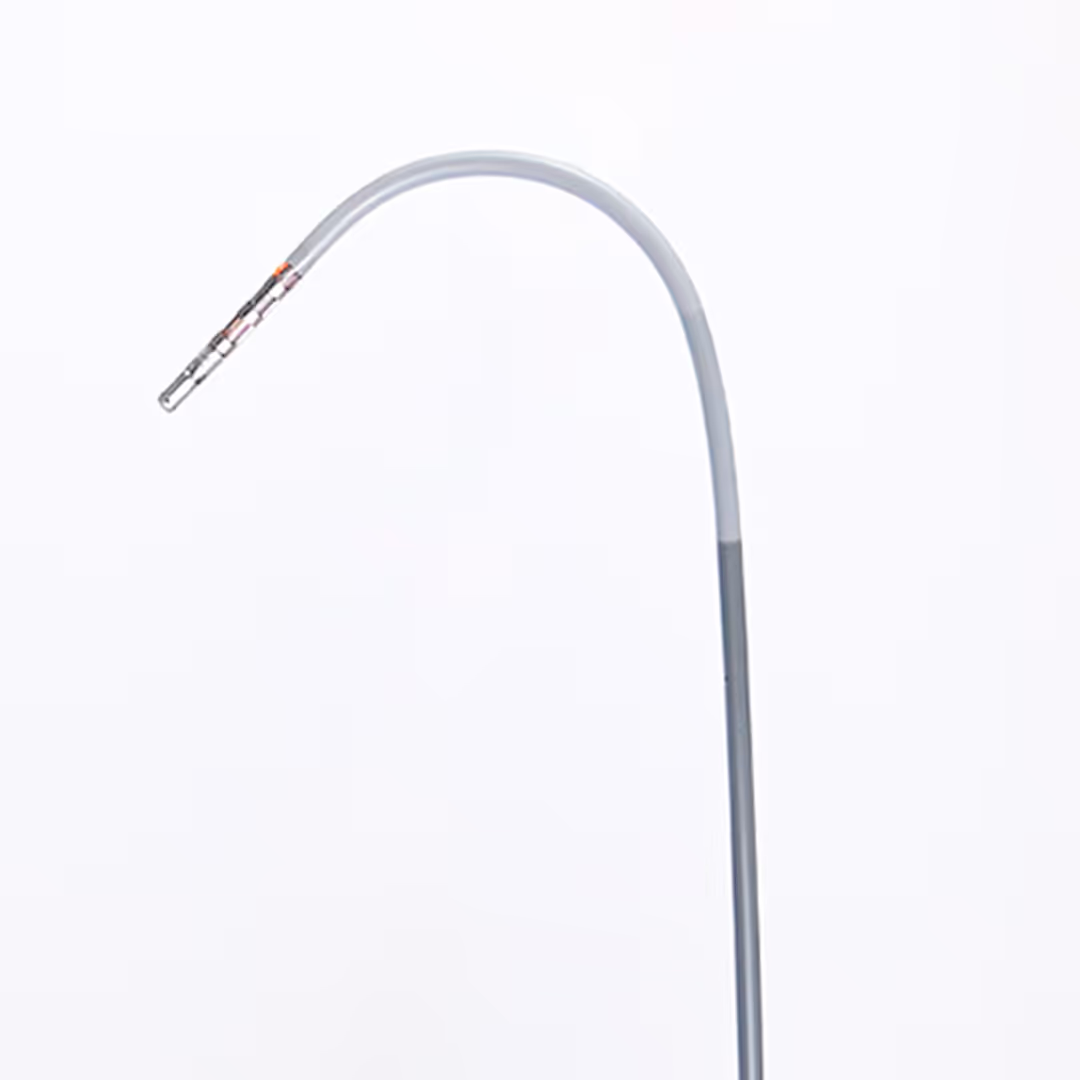 Segunda imagem do cateter de ablação cardíaca ST INTELLANAV STABLEPOINT™ da Boston Scientific. Imagem focada na ponta do cateter.